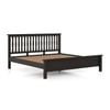 Raynor Solid Wood King Size Bed Without Storage (American Walnut Finish)