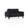 Granada Premium 2 Seater Fabric Sofa in Deep blue velvet Colour