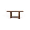 Osnale Engineered Wood Rectangular Shape Coffee Center Sofa Tea/Teapoy Console Table For Sofa Set Living Room Home Hall (Brown Maple)