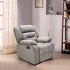 Sloane Leatherette One Seater Manual Recliner in Grey Colour