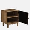 Travis Mango Wood Hand Painted Multicolour 1 Door Small Cabinet In Natural Finish