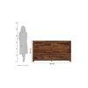 Finn Solid Wood King Size Non Storage Bed In Provincial Teak Finish