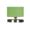 Green Jute Table Lamp with Steel Base -32