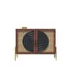 Anaya Solid Mango Wood 2 Door Cabinet With Door In Provincial Teak Finish
