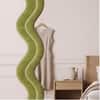 The Artment Green Ripple Edge Unbreakable Floor Mirror For Home (160 X 60 CM)