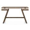 Truman Study Table Creamy Crust in Danish Walnut Finish