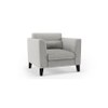 Lewis Sofa Set (Colour : Vapour Grey, Cushion : Soft, Seater : 2+1+1)