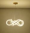 Gioconda Rose Gold 3 Color LED Chandelier Ceiling Light