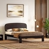 Nimbus Solid Wood Queen Size Bed Without Storage (Mahogany Finish)