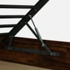 Mahira Hydraulic Solid Wood Bed King Size in Provincial Teak Finish