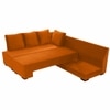 Melo 3 Seater Fold Out Sofa cum Bed  in Orange Colour
