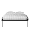 Pinner Metal Non Storage King Bed in Satin Black Finish