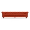 Winchester Premium 4 Seater Fabric Sofa in Lava Colour