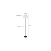 Sheldon Black Cotton Shade Floor Lamp