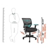 Stylish Ergonomic Office Chair In Black