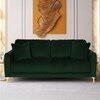 Angle Fabric Sofa (Green)