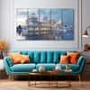 The Castle Decor Ram Mandir Wall Painting Wooden Framed 27x48 Inch (Style 4)