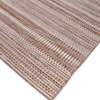 Jaipur Rugs Soft Geometric Wool Viscose Dhurrie Rug Grey 6x9 ft