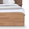 Vienta Engineered Wood Queen  Size Bed With Box Storage (Brentwood Oak Brown Finish)