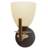 Eliante Modern Wall Lights Mild Steel & Glass Material Antique, Brown & White Finish