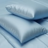 Stoa Paris Satin Pillow Covers,  Premium Plain Pillow Cover Set of 2, 68L x 45W cms - Dreamy Blue