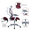Wiweangs High Back Ergonomic Chair in Maroon Colour
