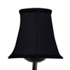 Devansh Black Wall Mounted Lamp With Black Cotton Shade