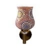 Devansh Metal Electric Wall Light in Gold Colour with Multi Shade Count of 1 Light