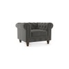 Winchester Sofa Set (Colour : Ash Grey Velvet , Seater : 3+2+1)