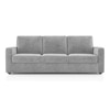 Apollo Compact 3 Seater Fabric Sofa in Granite Weave Colour
