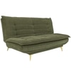 Bliss 3 Seater Sofa Cum Bed In Green Colour