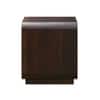 Lotus Shesham Solid Wood 2 Drawer Bedside In Walnut Finish