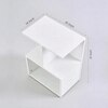 Shift Wood Side Table in White Colour