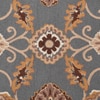 Presto Grey Traditional Hand Tufted Wool Carpet 5X7 Feet