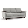 Corby Essential 3 Seater Fabric Sofa in Vapour Grey Colour