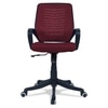 Diicea Mid Back Ergonomic Chair in Maroon Colour
