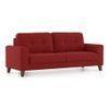 Verona Premium 3 Seater Fabric Sofa in Salsa Red Colour