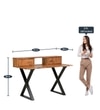 Shado Acacia Wood  Study Table in Natural Finish