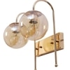 Eliante Modern Wall Lights Mild Steel & Glass Material Gold & Champaign Finish