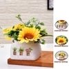 Artificial Sunflower With Ceramic Pot