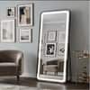 The Artment Black Halo Square Unbreakable Floor Mirror For Home (150 X 40 CM)