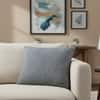 Flora Light Grey  And Vanilla Grey Melange Cushion Cover 18X18 Inches