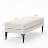 Retro Mod Bench in White Colour