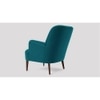 London Accent chair Velvet in T Blue Color