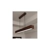 Artline 36 Brown Solid Wood Single Hanging Light