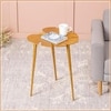 Cosmo Aluminium Side Table in Gold Colour