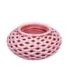 Blooming Flower Candle Holder Set of 3 in White Colour