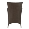 Darwin Wicker Chair In Brown Tone Finish