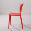 Kepler Brooks Serena Cafeteria Dining Chair in Red Colour