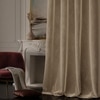 Stoa Paris Velvet Curtains for Door, Premium Dim-Out Curtain for Pack of 1, Date Night - Ivory Elegance